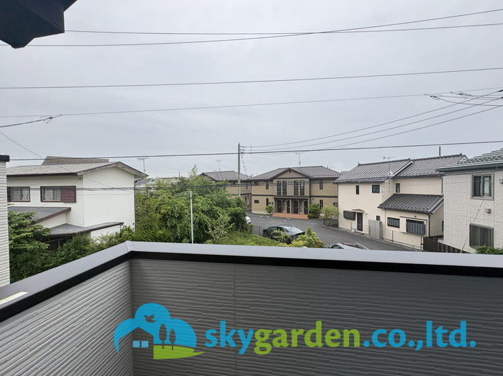 茅ヶ崎市東海岸北6期　新築戸建　全3棟1号棟のバルコニー
