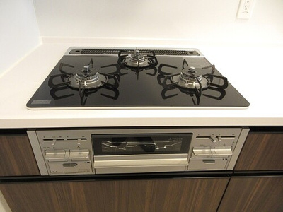 【設備】 | サーパス宇都宮県庁前通り | ３口ガスコンロ