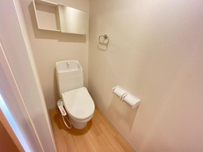 【トイレ】 | 宇都宮市雀の宮アパート新築工事 | トイレ（イメージ）