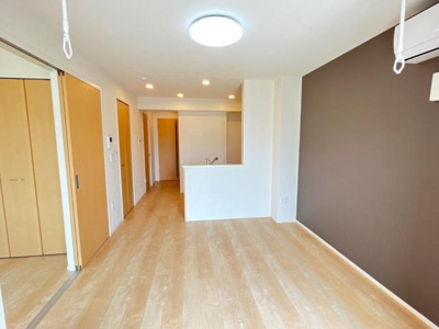 【居間・リビング】 | 宇都宮市雀の宮アパート新築工事 | リビング（イメージ）