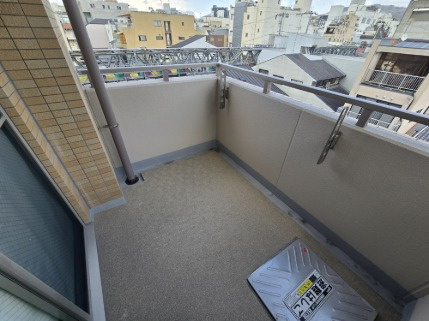 エルシア四条麩屋町のバルコニー