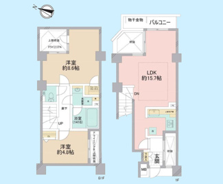 【間取り】 | オープンレジデンス白金台