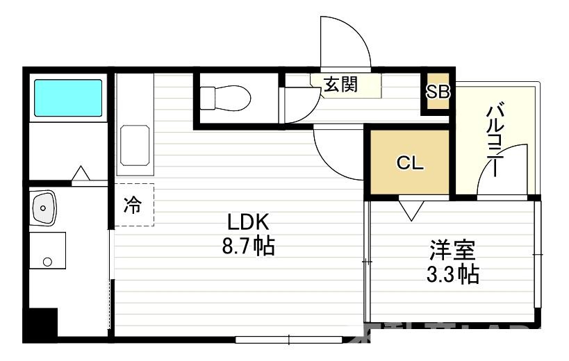 Granstella 帝塚山の間取り