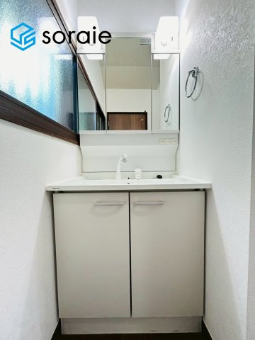 川越市岸町2丁目　中古戸建の独立洗面台|2月19日撮影