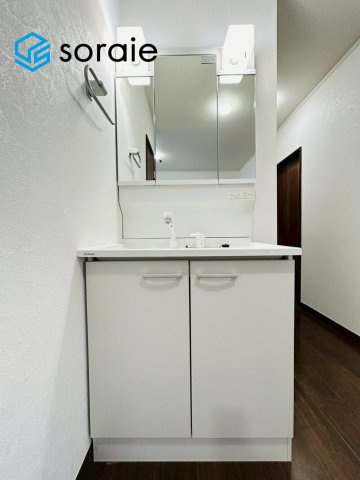 川越市岸町2丁目　中古戸建の独立洗面台|2月19日撮影