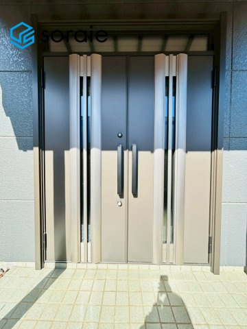 川越市岸町2丁目　中古戸建の玄関|2月19日撮影
