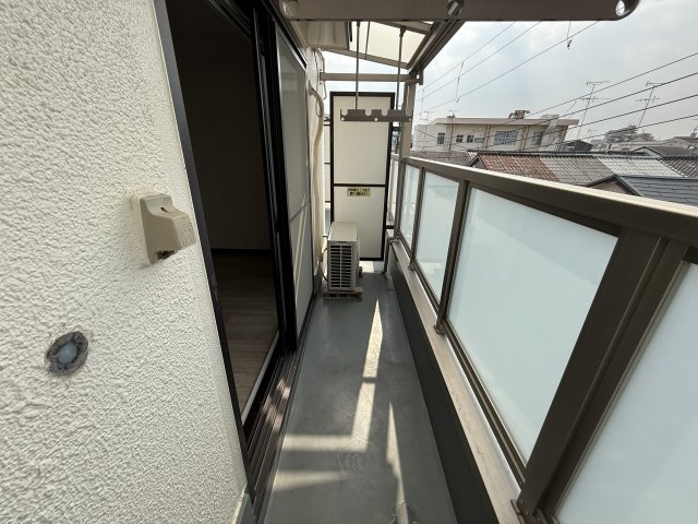豊南ハイツのバルコニー