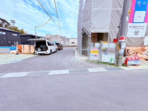 新築建売)八女郡広川町久泉の前面道路含む現地写真