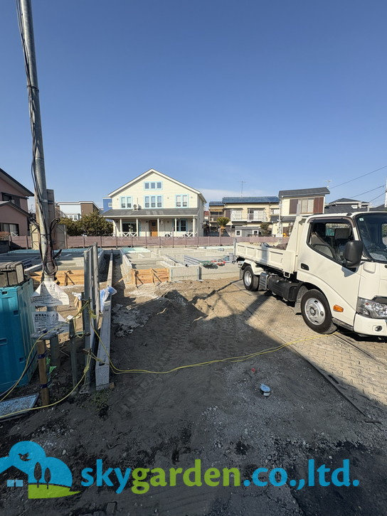 茅ヶ崎市東海岸北6期　新築戸建　全3棟2号棟の外観