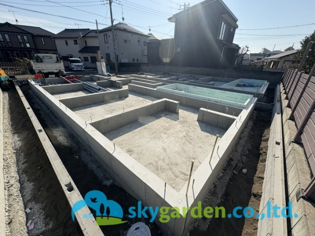 茅ヶ崎市東海岸北6期　新築戸建　全3棟2号棟の外観