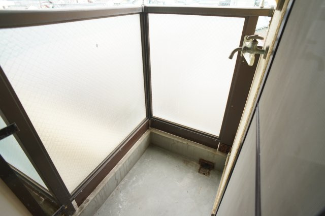 ディアコート奈良のバルコニー