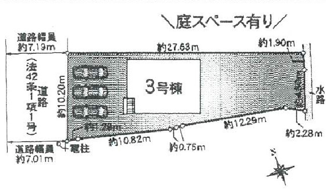 【区画図】 | 姫路市四郷町山脇第12-2期　3号棟 | 3号棟です。