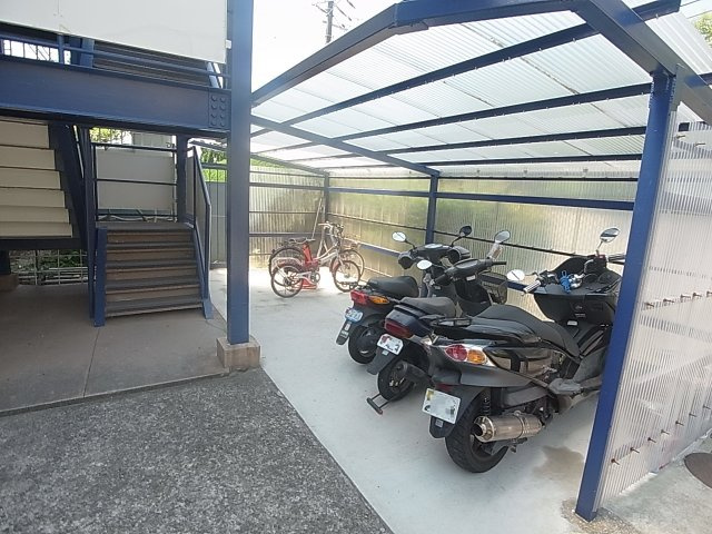 ユメノサニーハイツのその他共用部分|バイク駐輪スペース