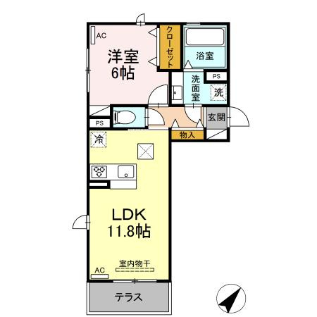 ウィル東小路の間取り