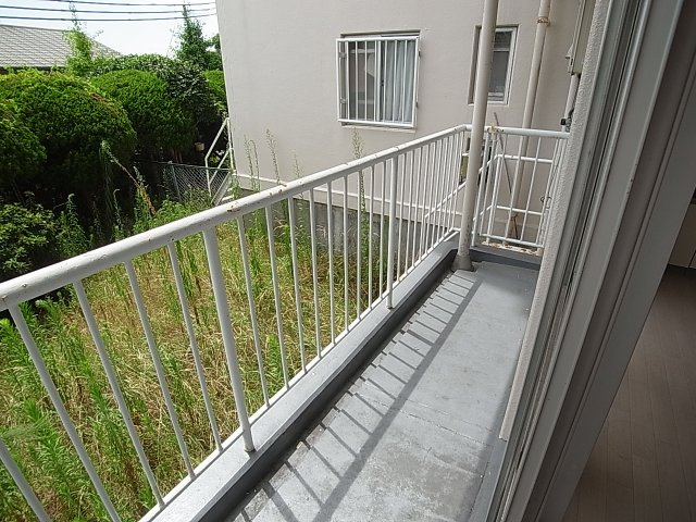 ユメノサニーハイツのバルコニー|日当たりの良いバルコニー