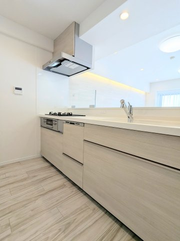 カーサ浅草桜橋のキッチン|～食器洗浄乾燥機付のキッチン写真～