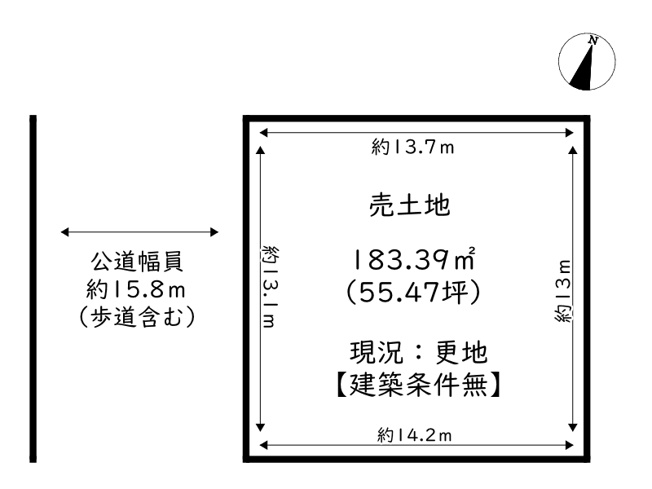 【土地図】 | 姫路市広畑区北河原町／売土地