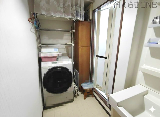 【脱衣所】 | サンライフ龍野 | 室内の物を減らしたイメージ画像です
※現状と異なります