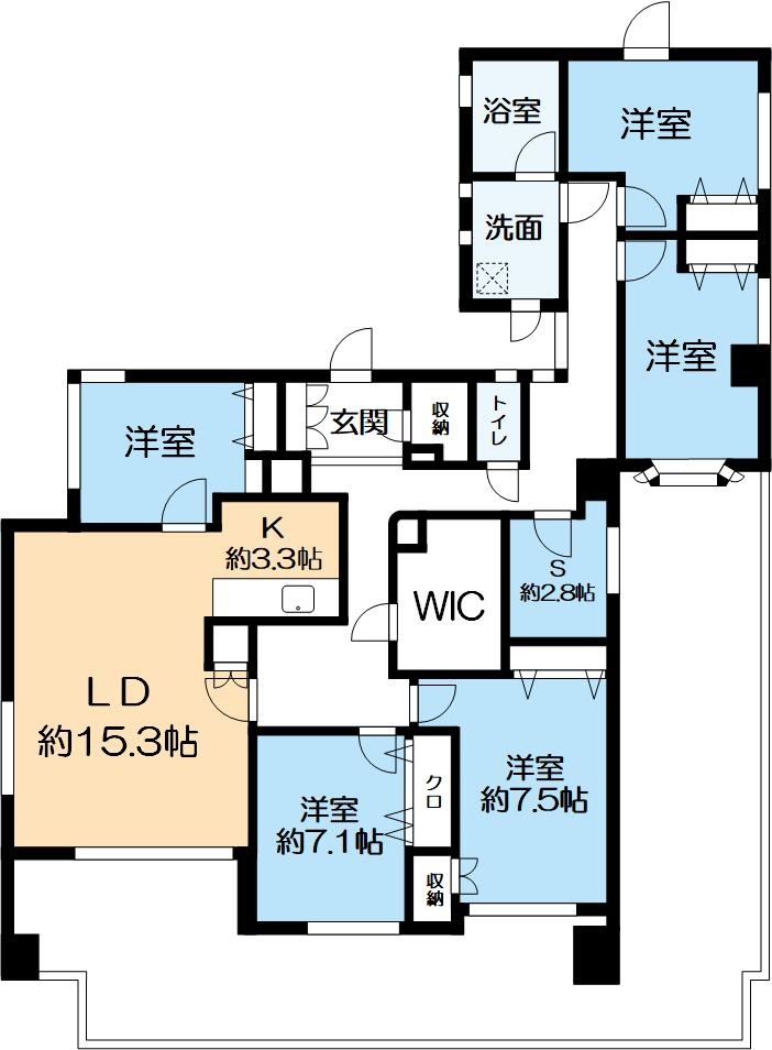 ユーレジデンス魚崎の間取り