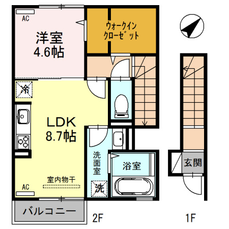 グローリー　Jの間取り