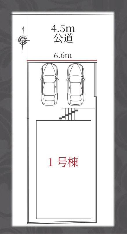 【仲介手数料無料／中川区】Terrechez名古屋市港区幸町　新築戸建の区画図