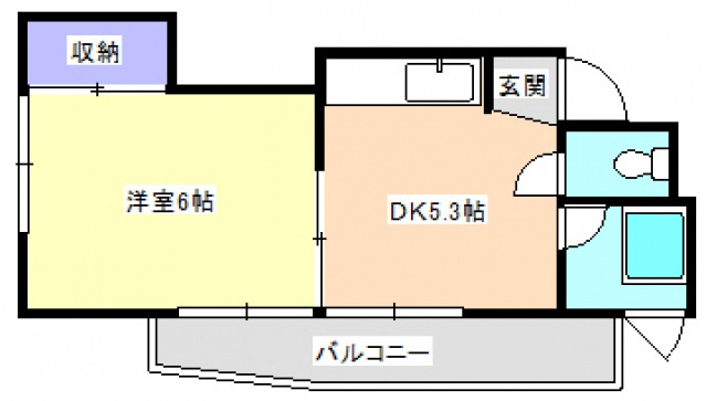 北神ビルの間取り