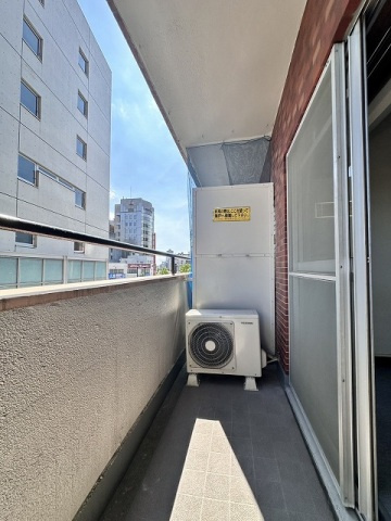 ポエム松川のバルコニー