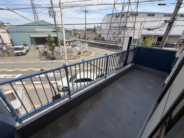 森岡ビルのバルコニー