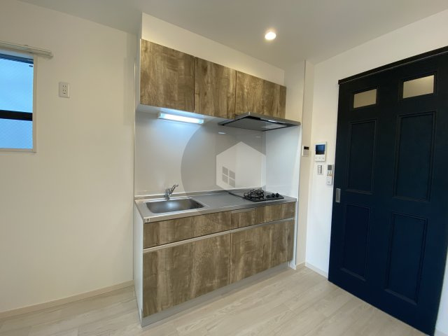 東大阪市長栄寺のハイツのキッチン