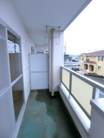 恵三コーポのバルコニー