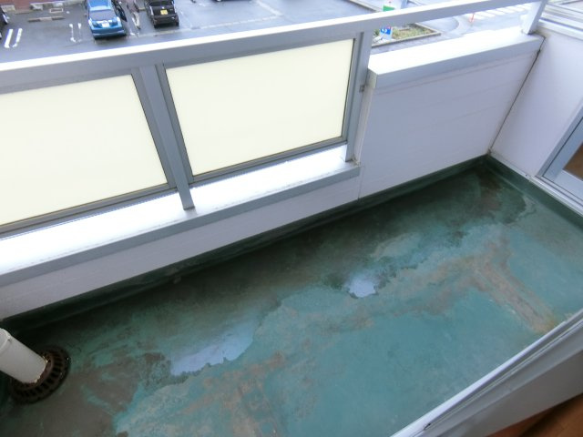 恵三コーポのバルコニー