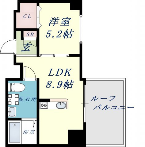 ヴァローレ布施の間取り