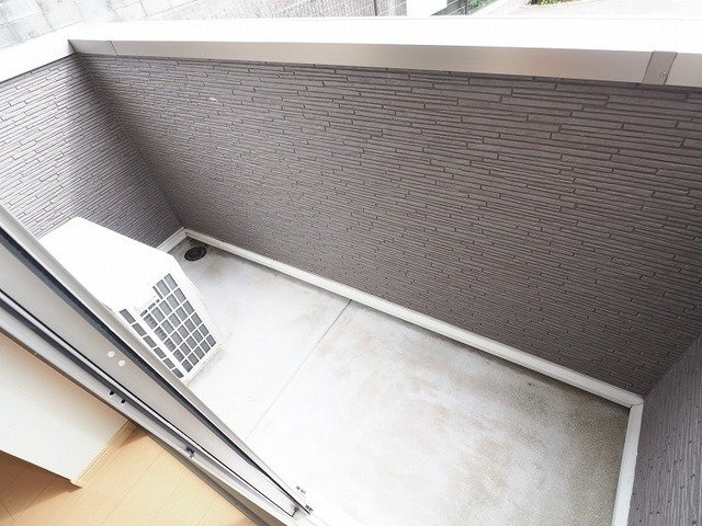 エール湯川Ｂのバルコニー