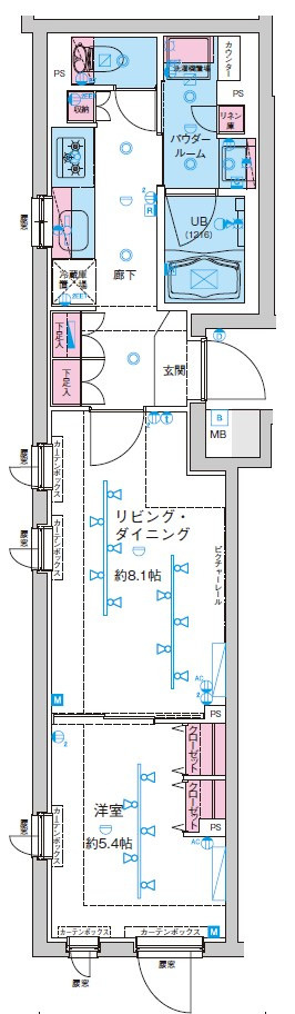 GENOVIA新大塚の間取り