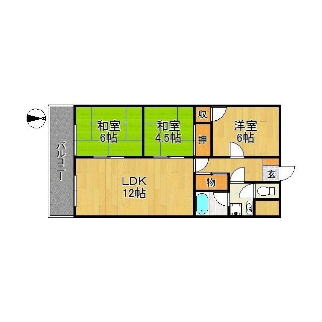 若林ビルの間取り
