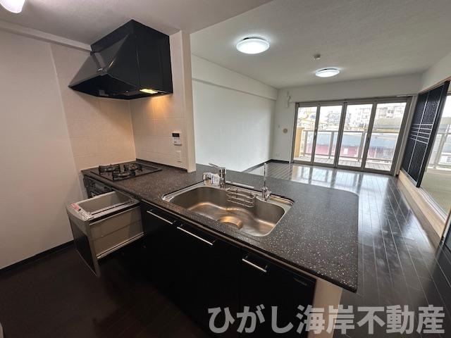 グランシティ湘南海岸のキッチン|新規リフォーム完了！　食洗器付きシステムキッチン