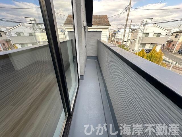 藤沢市片瀬４丁目　新築戸建　全２棟のバルコニー|バルコニー