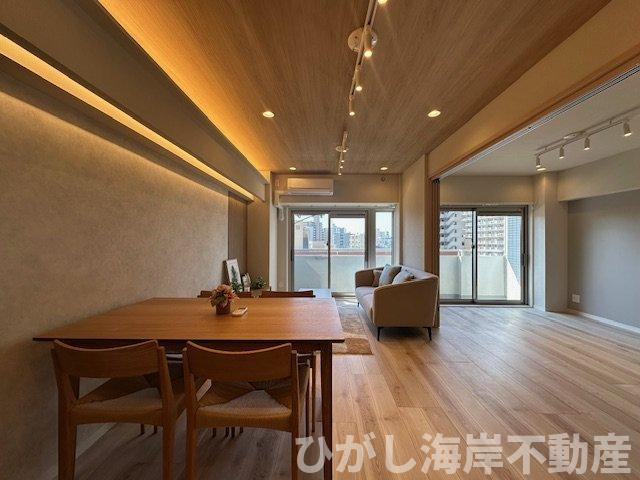 シーサイド片瀬江ノ島のキッチン|新規リフォーム完了！12.1 帖　LDK