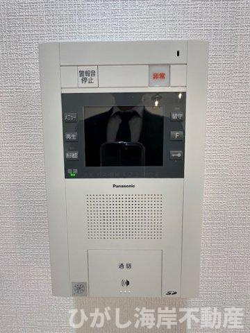ライオンズマンション片瀬江ノ島第２のセキュリティ|TVモニター付きインターフォン