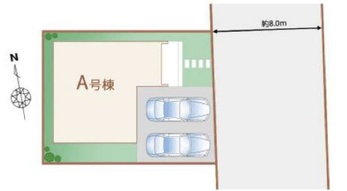 ハートフルタウン鹿沼市栄町1丁目19番　新築一戸建ての区画図