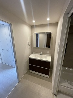 茗荷谷サンハイツの洗面所