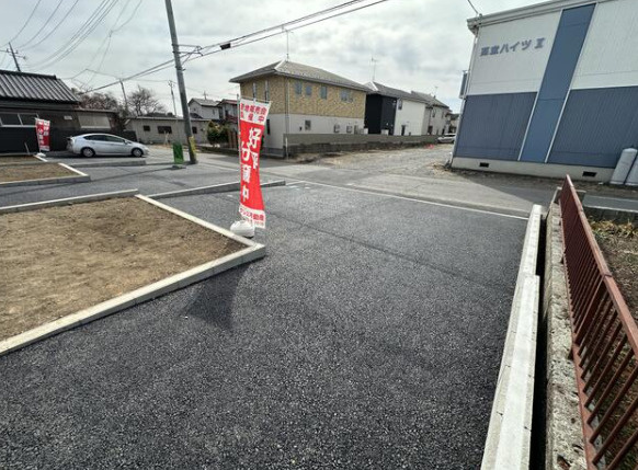 クレイドルガーデン高根沢町宝積寺第１６　新築一戸建ての前面道路含む現地写真|前面道路含む現地写真です