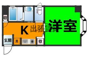 仲介手数料0円！！シャトレ上小田井の間取り