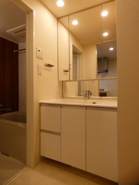 パークナードフィット南青山Vistaの洗面所