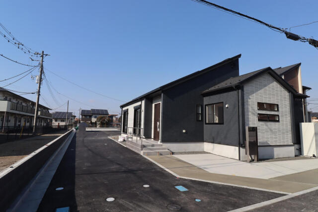 ブルーミングガーデン高根沢町宝積寺　新築一戸建ての外観|4号棟外観（現在一部施工中）