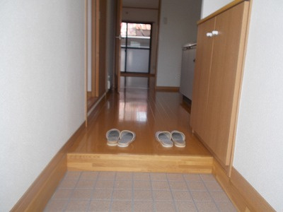 マチェールの玄関