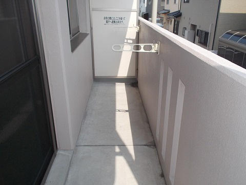 ボヌールコートのバルコニー