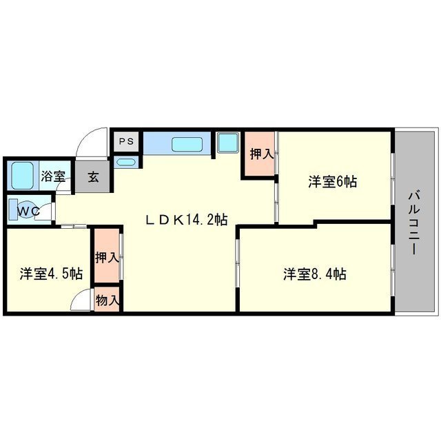 メゾン千里山の間取り