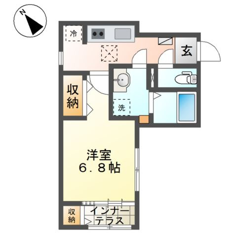 Ｐｅｔｉｔ　Ｃｈｏｕ(プティ シュウ)の間取り