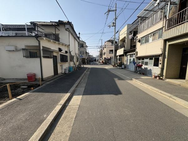 【前面道路含む現地写真】 | 大阪市旭区中宮2丁目　売土地